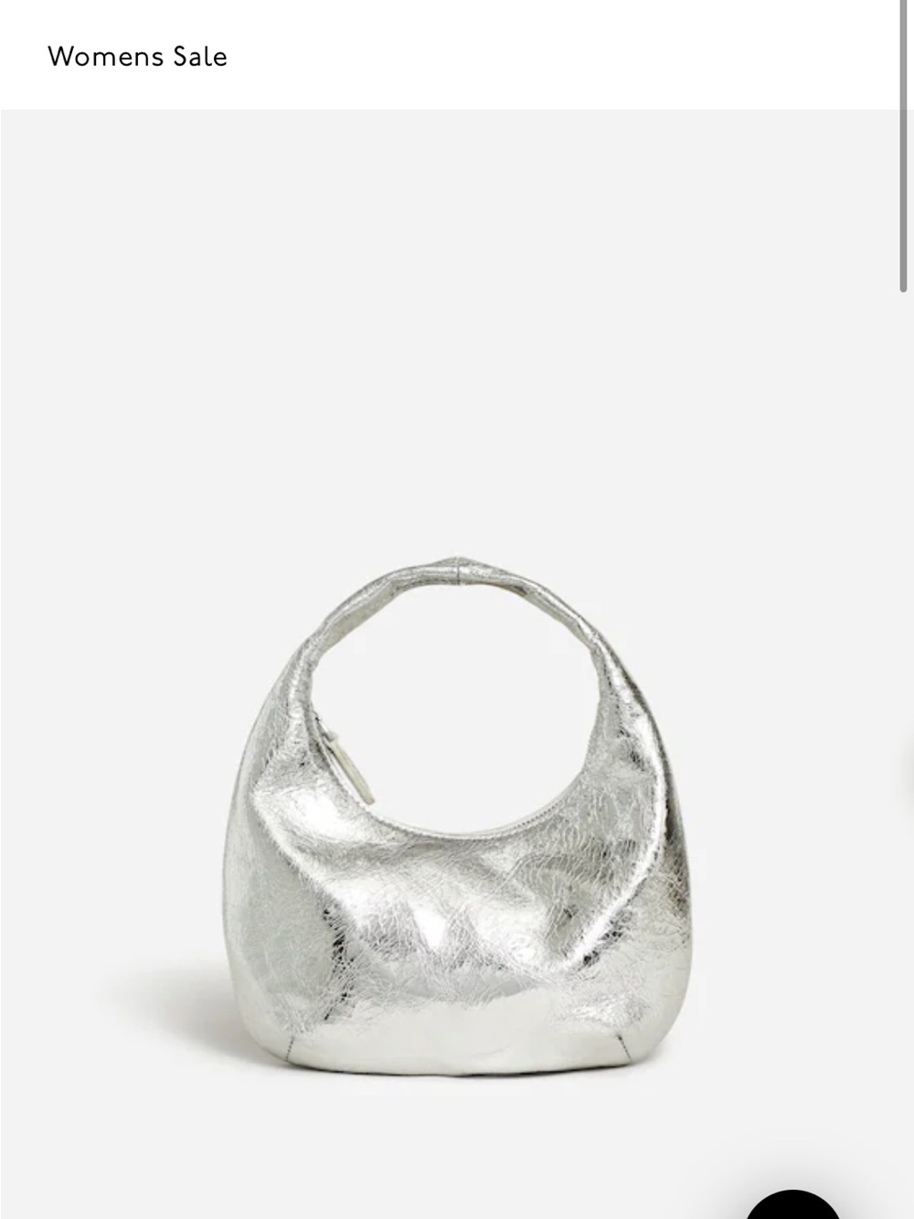 Madewell Mini Bag in Silver